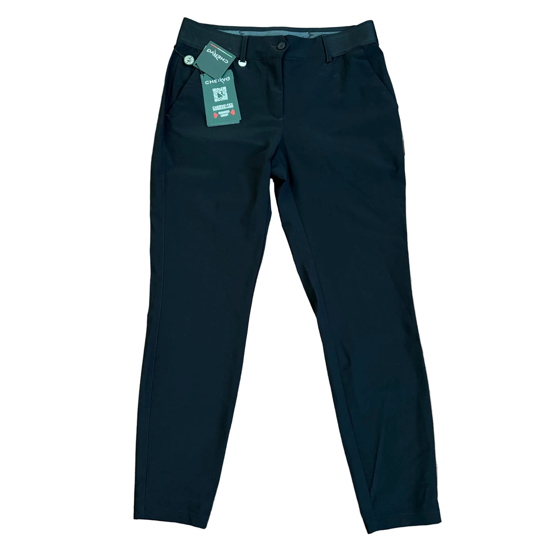 Chervo Women's Sell Trousers 27" - Black - Size 8 - Skorzie