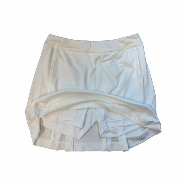 EP NY Pull on Skort with Back Mesh Pleats (17") - White