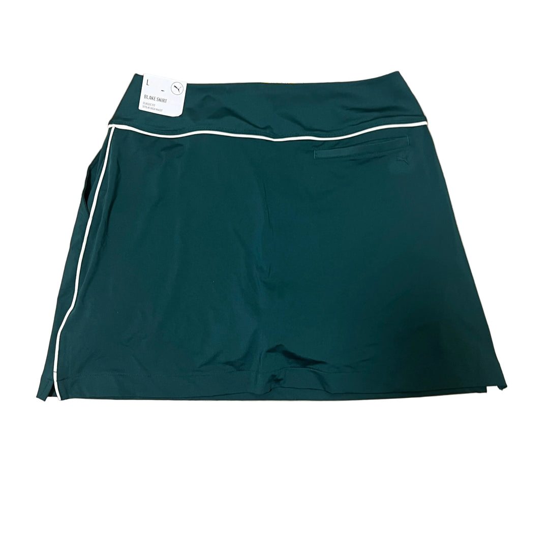 Puma Blake Piped Knit Skort (18") - Dark Myrtle - Large