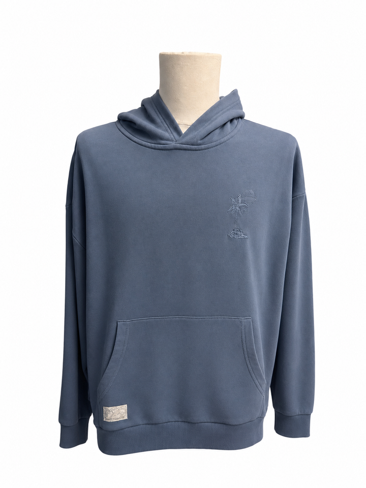 Marine Layer Relaxed Cloud 9 Fleece Hoodie - Vintage Indigo