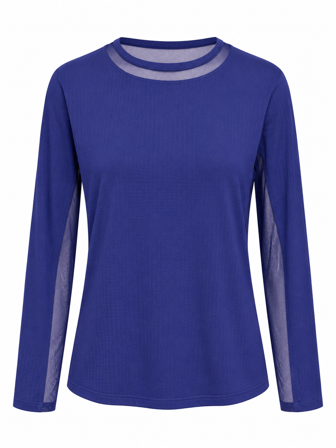 IBKUL Womens Long Sleeve Crew Neck Top - Navy