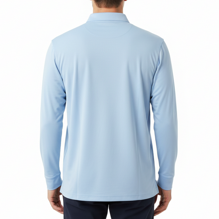 Straight Down Men's Golf Polo Stearns L/S Carolina Size L