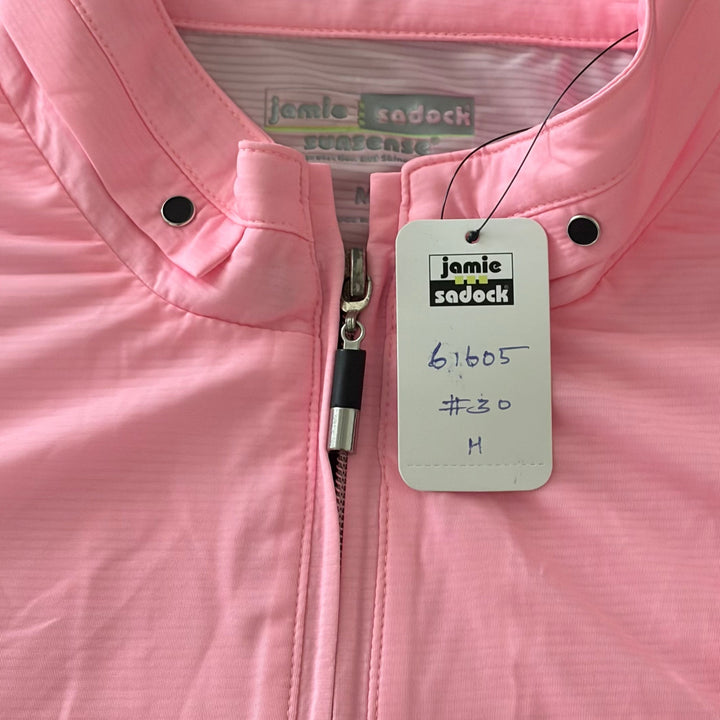 Jamie Sadock Women's Golf Sunsense Jacket Light Pink Size M