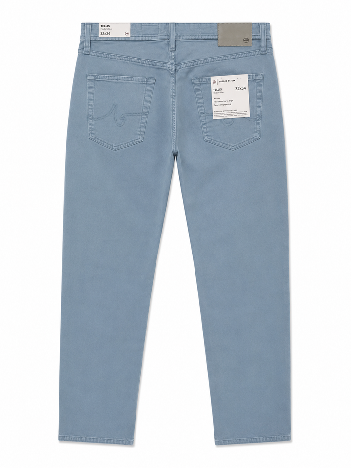 AG Men's Tellis Sueded Sateen Modern Slim Pant - Sulfer Shore Break - Skorzie