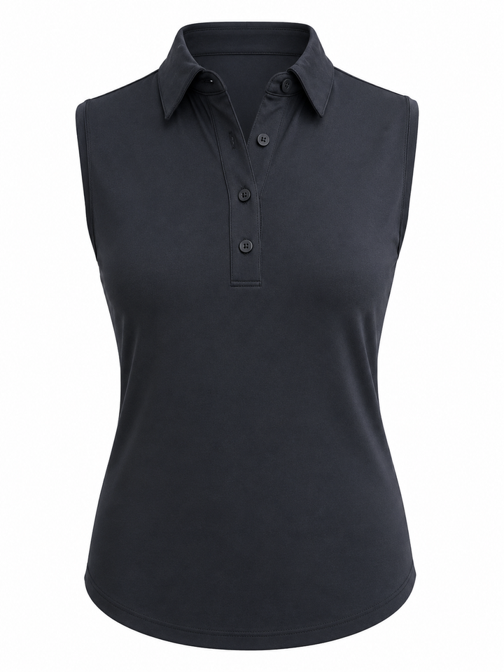 Rhone Course to Court Sleeveless Polo - Navy - XS