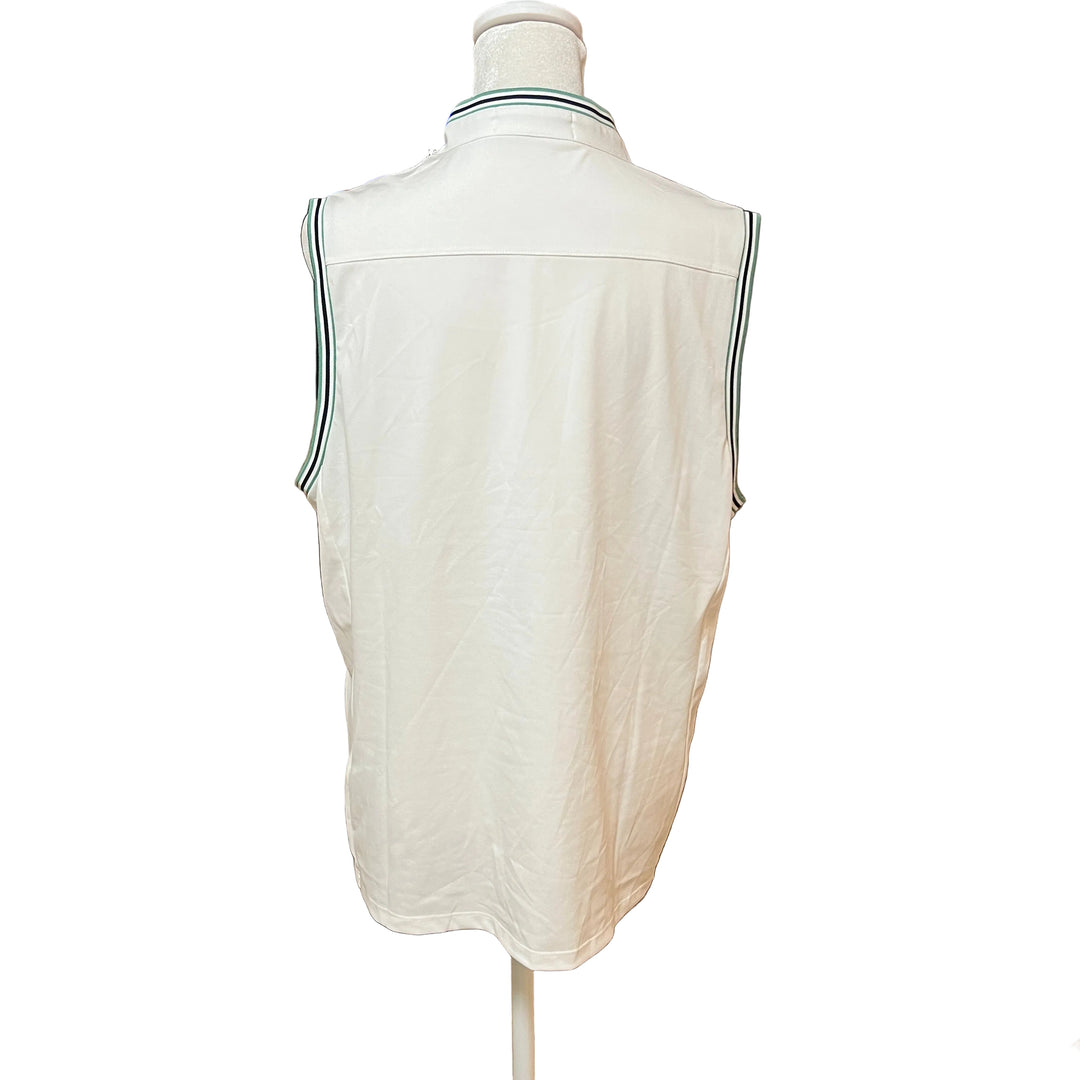 RLX Tailored Fit Piqué SL Shirt(w/logo) - White - X-Large - Skorzie