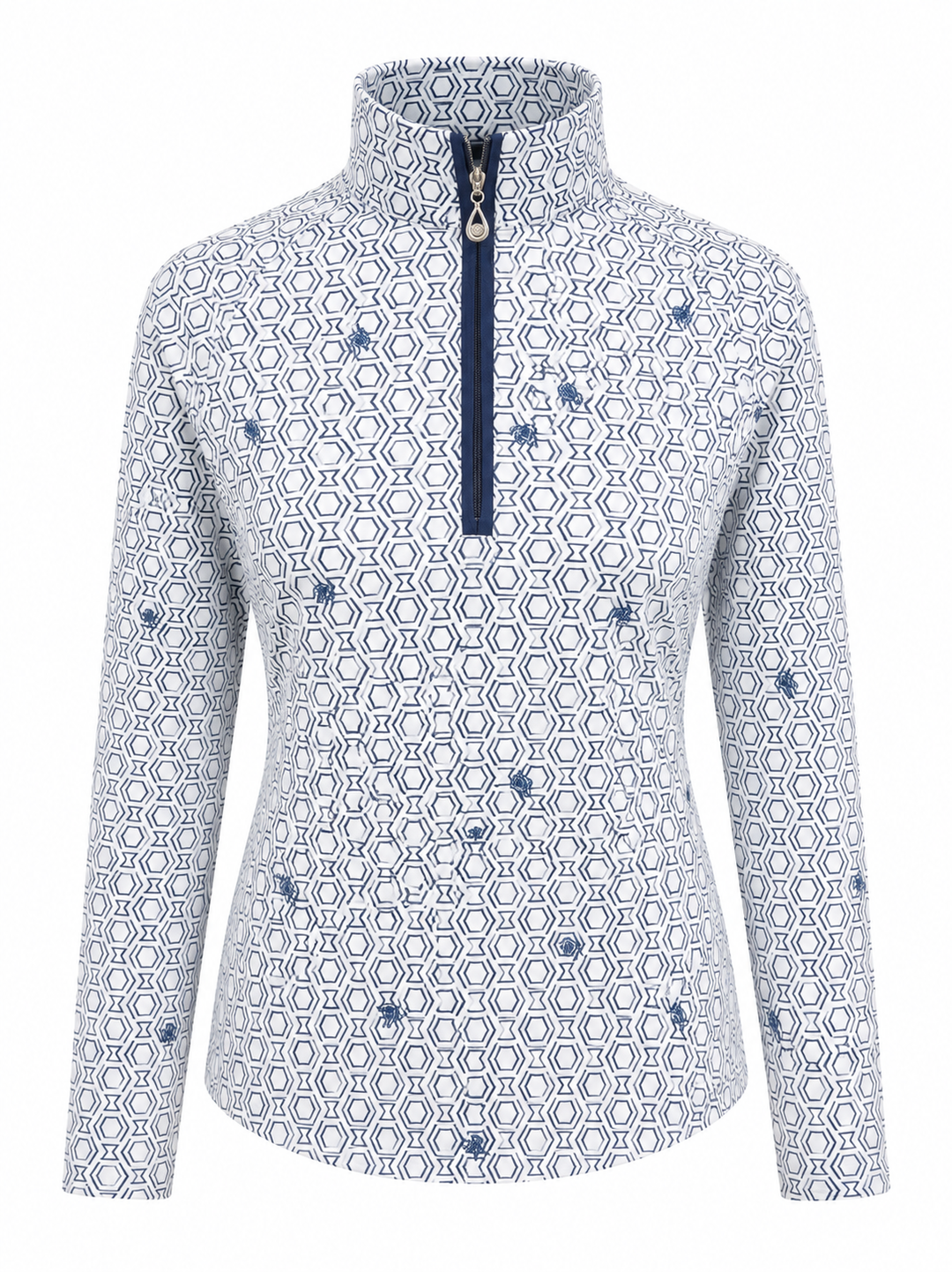 SanSoleil SolCool Print Mock - Buzz Blue - Medium