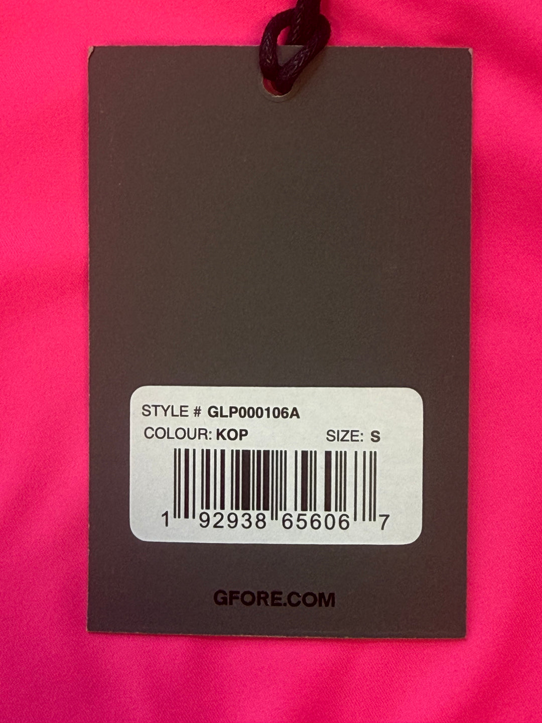 G/FORE Silky Nylon Long Sleeve Zip Polo - Knock Out Pink - Small