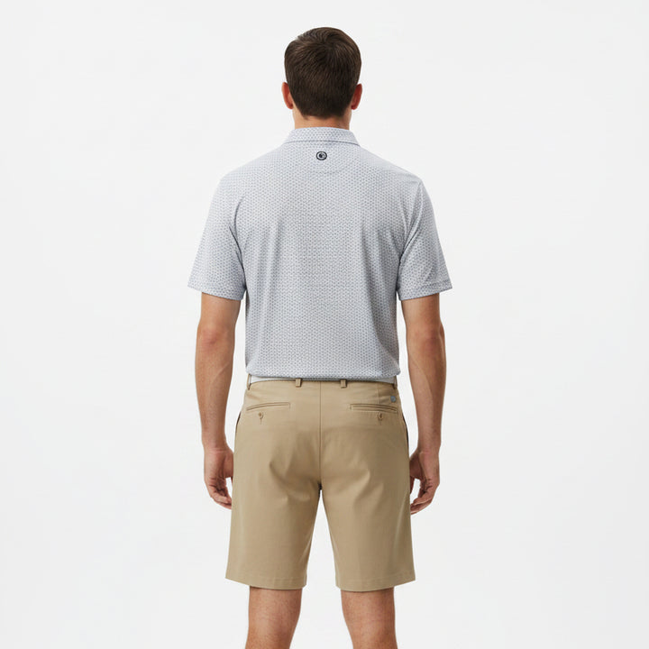 G/FORE Men's Polo Pima Nimbus/Pine Size M
