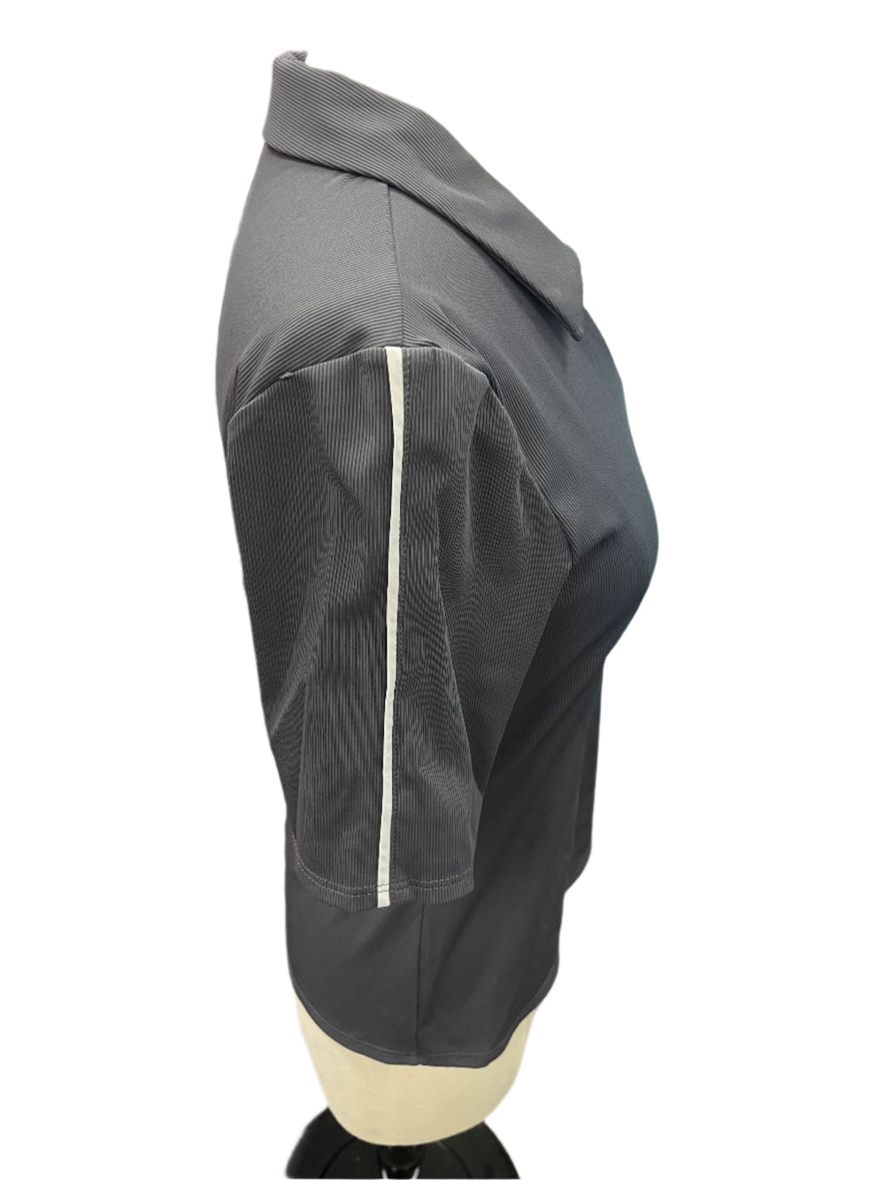 Foray Golf Short Sleeve Rib Polo - Grey - Skorzie