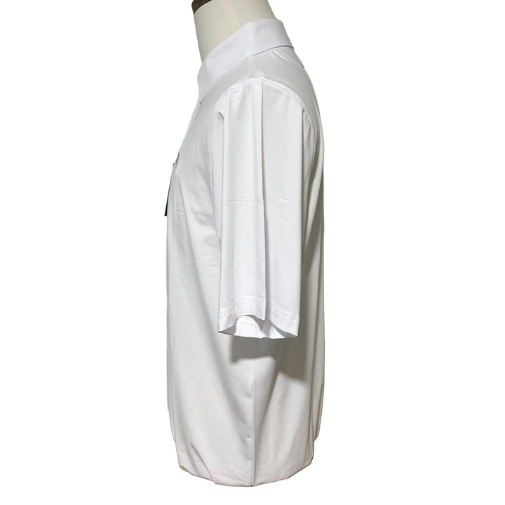 Straight Down Olympic Polo (w/logo) - White - Skorzie