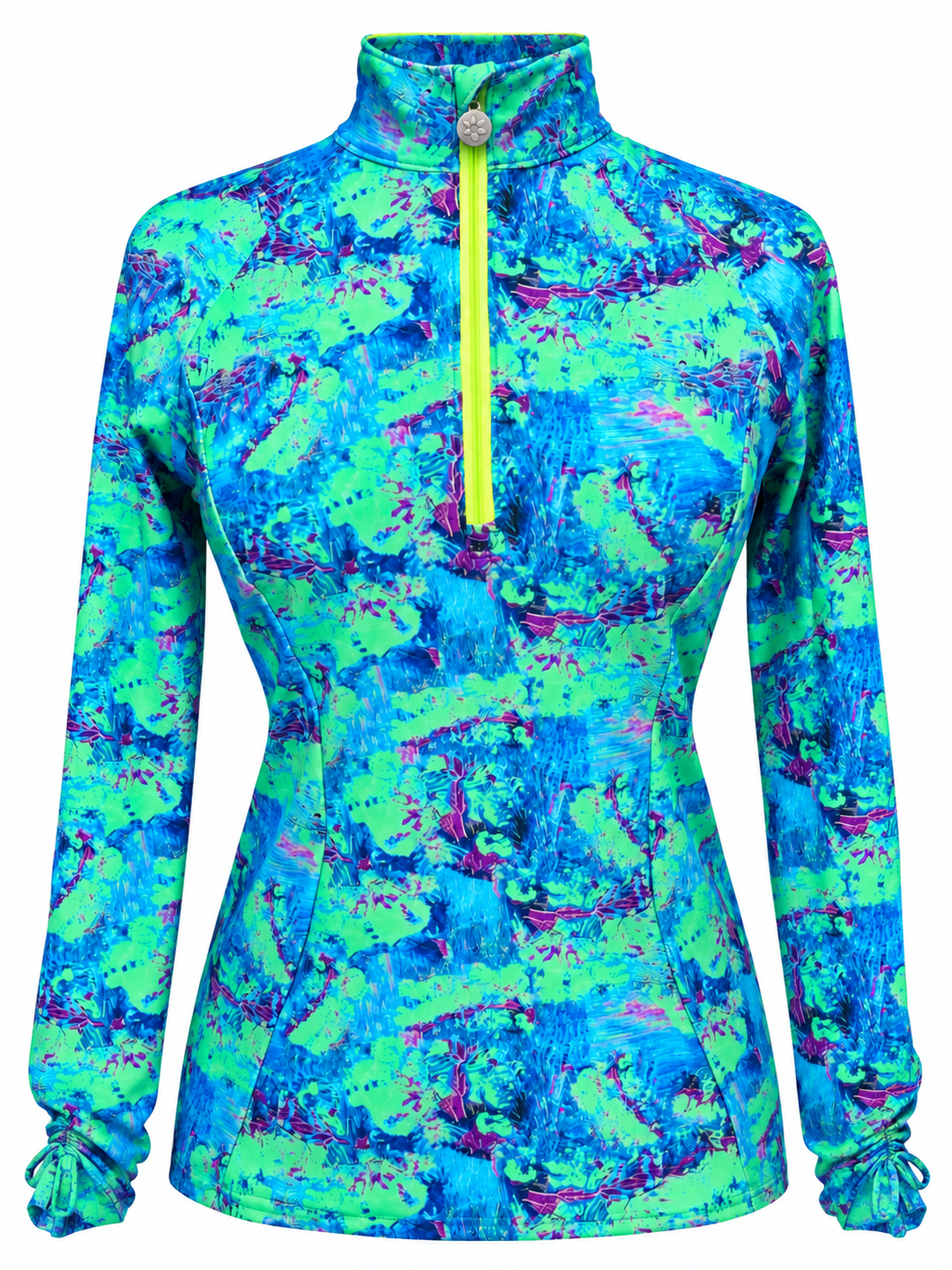Tzu Tzu Sara Long Sleeve Top - Trippy Typhoon
