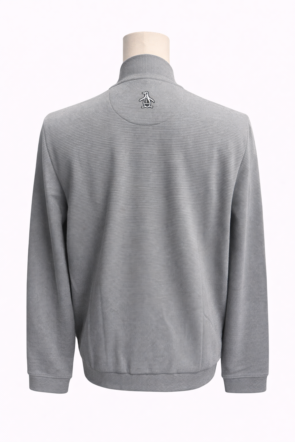 Penguin Gray Quarter Zip Pullover - Medium - Skorzie