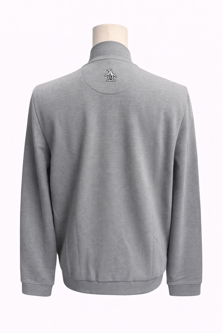 Penguin Gray Quarter Zip Pullover - Medium - Skorzie