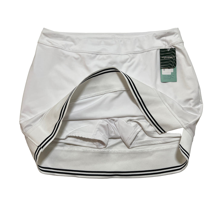 inPhorm Lilian Golf Skort 15" - White/Black - Large
