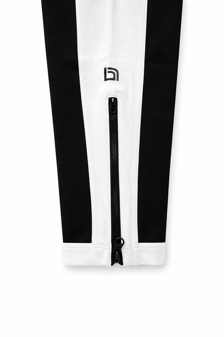 Blanc Noir Women's Racing Legging - Black/Optic White - Skorzie