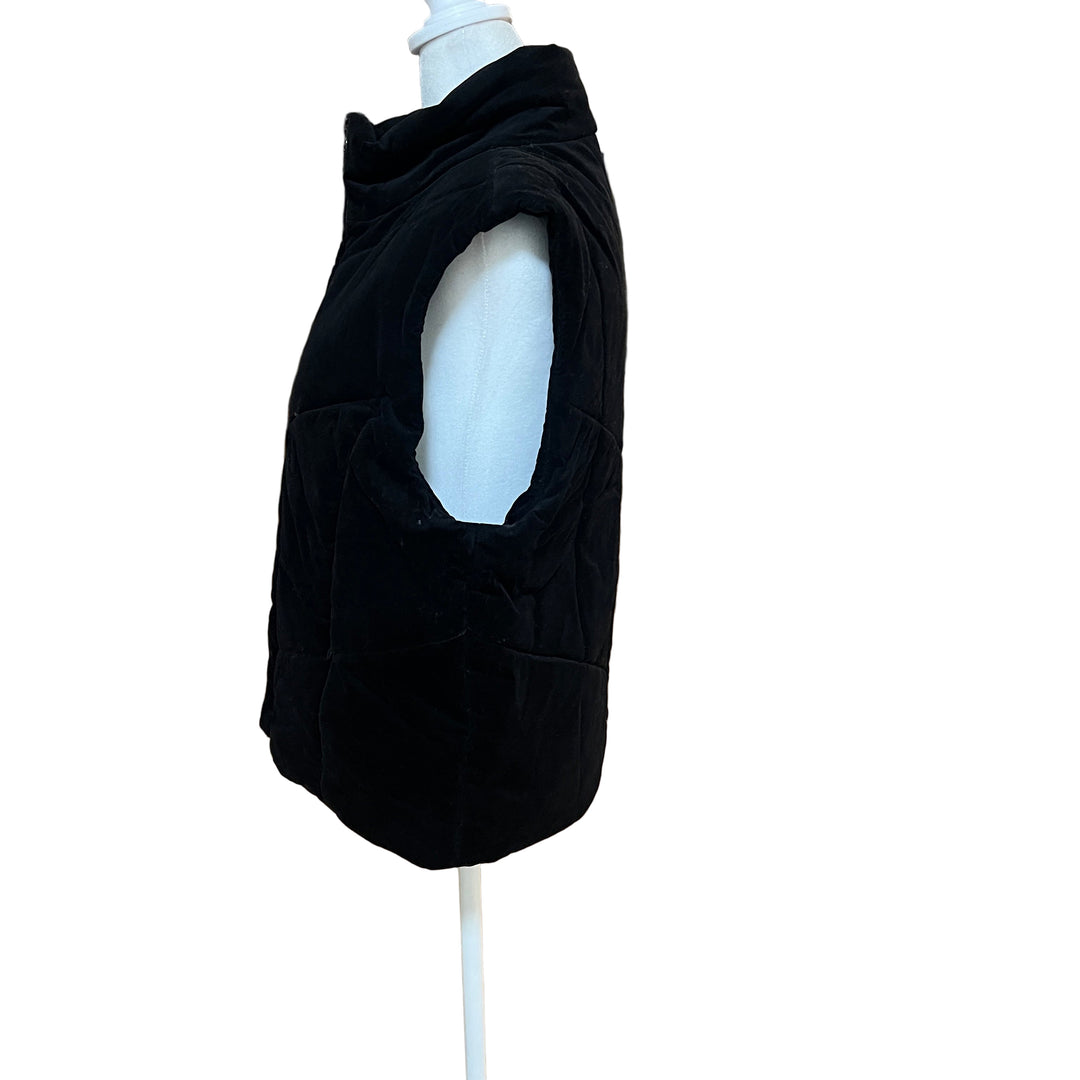 J. Society Velvet Corduroy Vest - Black - Skorzie