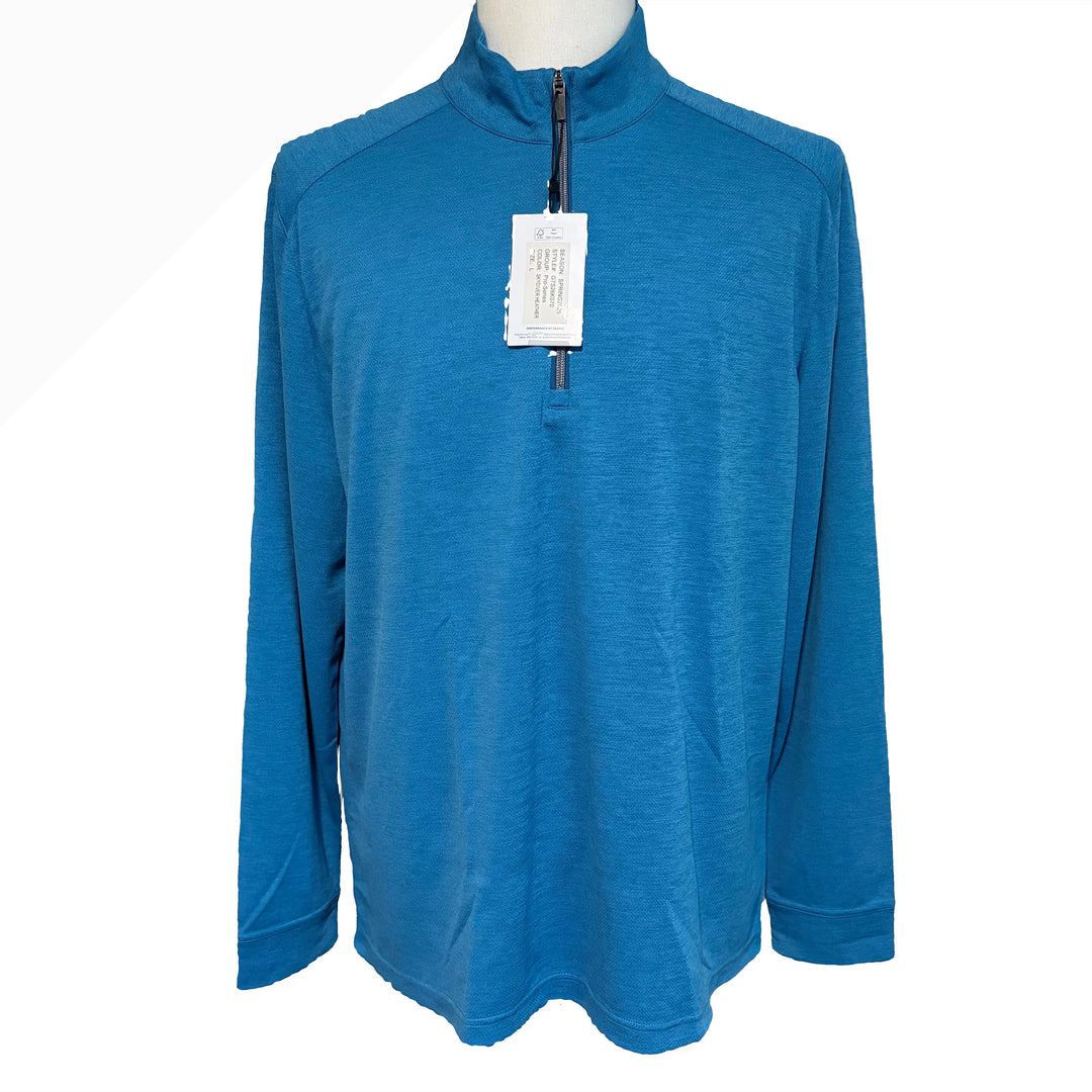 Greg Norman Freedom 1/4 Zip Pullover - Skydiver Heather - Large - Skorzie