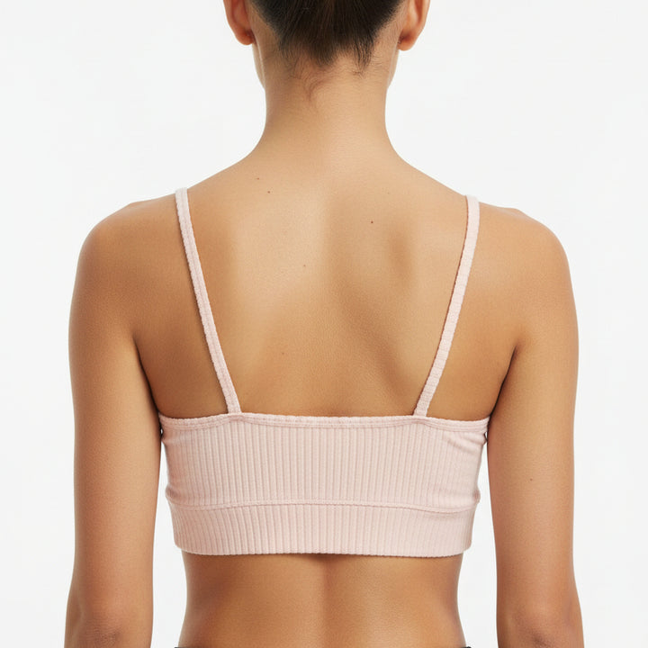 Spiritual Gangster Women's Bralette Gia Blush Pink Size M (FINAL SALE ITEM)