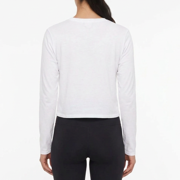 Rally Club Women's L/S Tee "Cali Pickle" White Size M (FINAL SALE ITEM)
