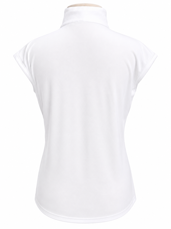 SanSoleil SolCool Sleeveless Mock  - White