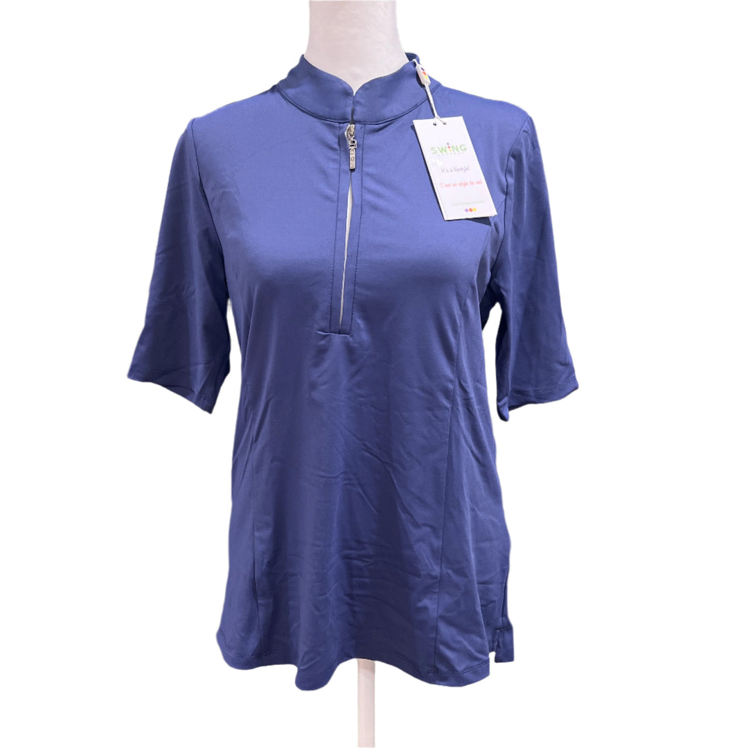 Swing Control Velocity Polo - Skipper Blue - Small - Skorzie