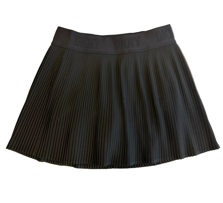 DKNY Sport - Black Ribbed Pleated Skort - Black (FINAL SALE ITEM)