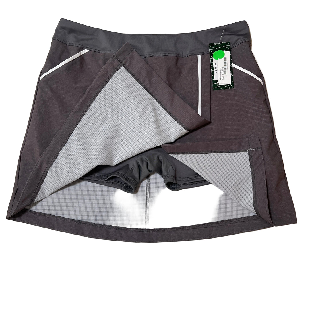 inPhorm Lana Wrap Skort (15") - Grey - Large - Skorzie