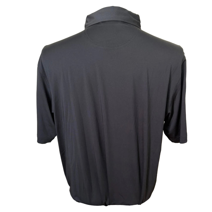 Bobby Jones Performance Jersey Solid Polo (w/ logo) - Black - Large - Skorzie