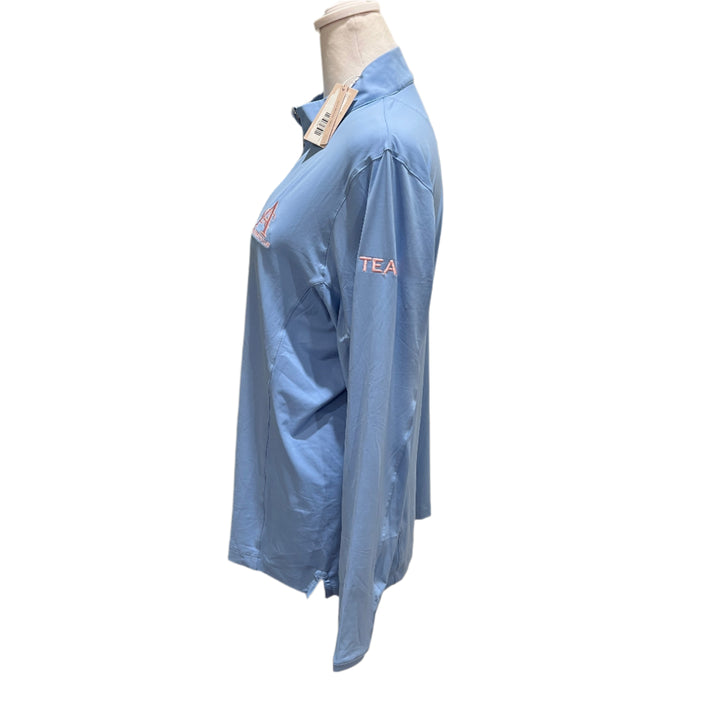 Peter Millar Lightweight Sun Shirt (w/ logo) - Cottage Blue - Skorzie