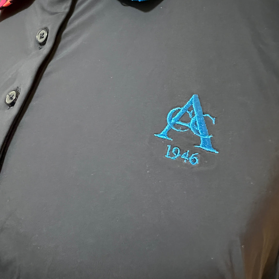 G/FORE Gradient Collar Silky Tech SL Polo (w/ logo) - Twilight - Large