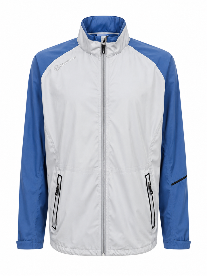 Sunice Jarred Zephal Elite Waterproof Performance Rain Jacket - Magnesium - Large
