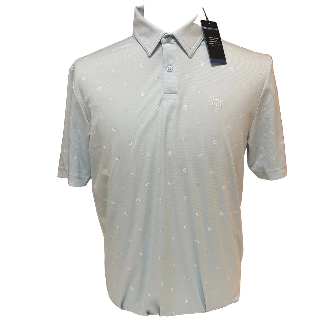 Travis Mathew Final State Polo (w/ logo) - Dream Blue - Skorzie