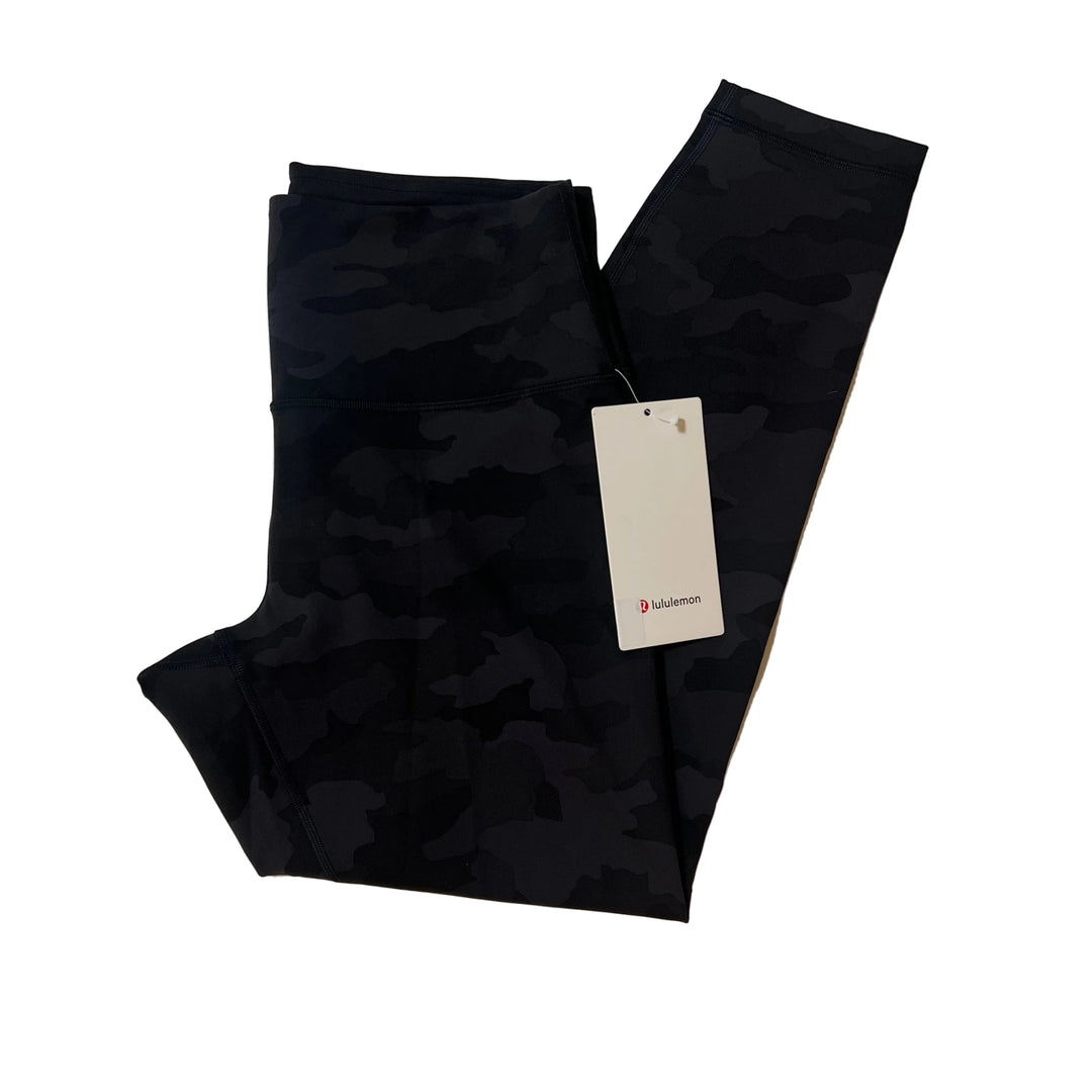 Lululemon Wunder Train HR Tight (25") - Black Camo - 12 - Skorzie