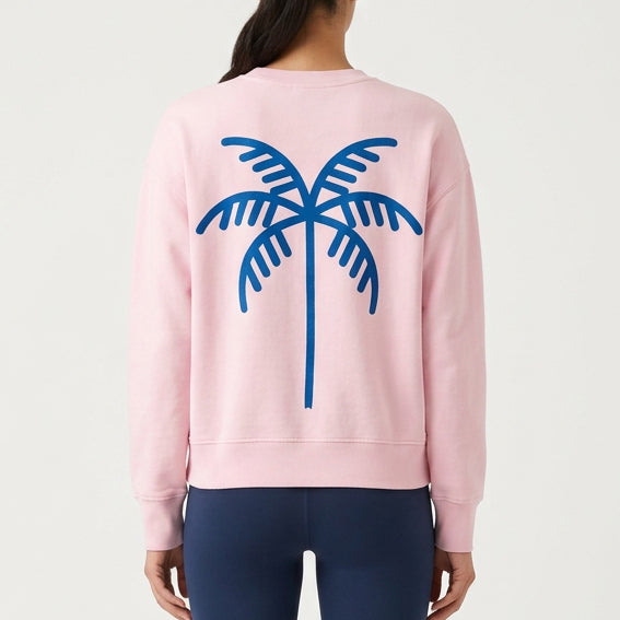 Rally Club Women's Sweatshirt "Rally Club California" Pink Size M (FINAL SALE ITEM)