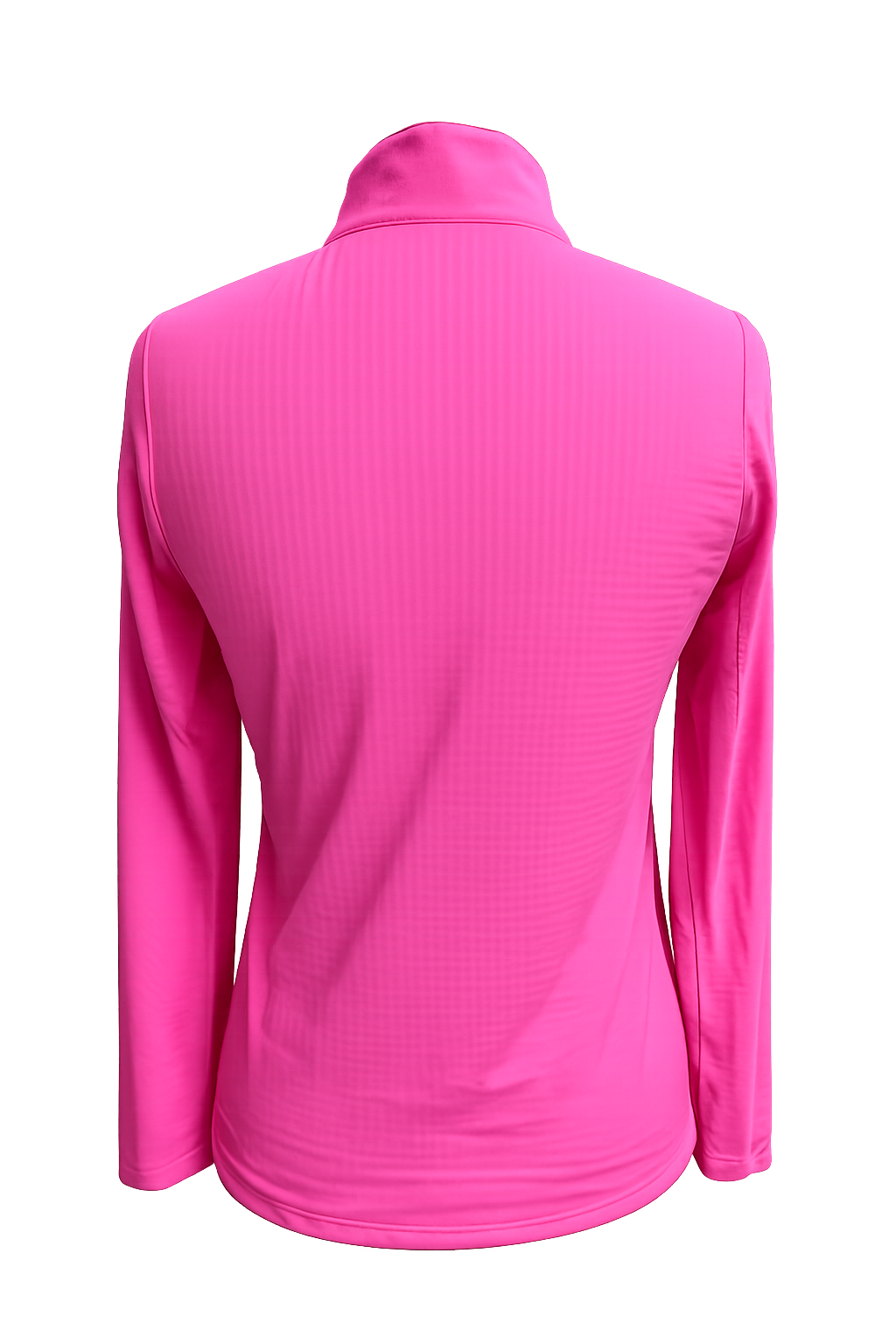 IBKUL Long Sleeve Quarter Zip - Pink - Small