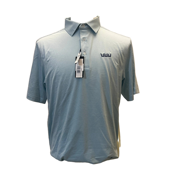 Straight Down Aberdeen Polo (w/ logo) - Blue - Medium - Skorzie