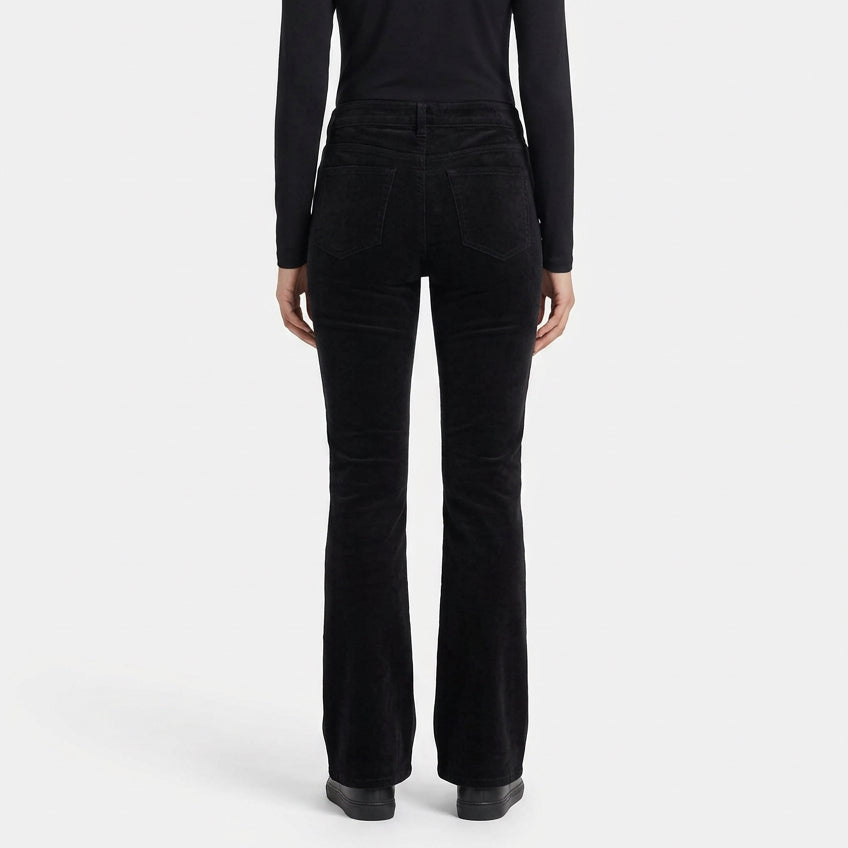 J. McLaughlin Women's Jeans Lenni Velvet (29") Black Size 8 - Skorzie