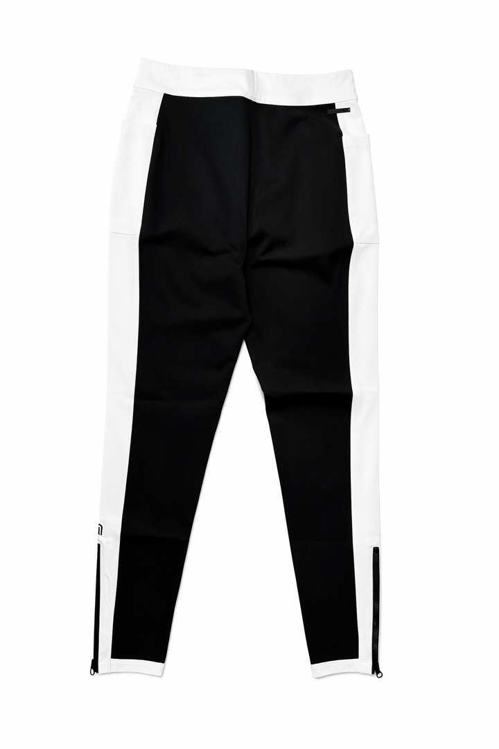 Blanc Noir Women's Racing Legging - Black/Optic White - Skorzie