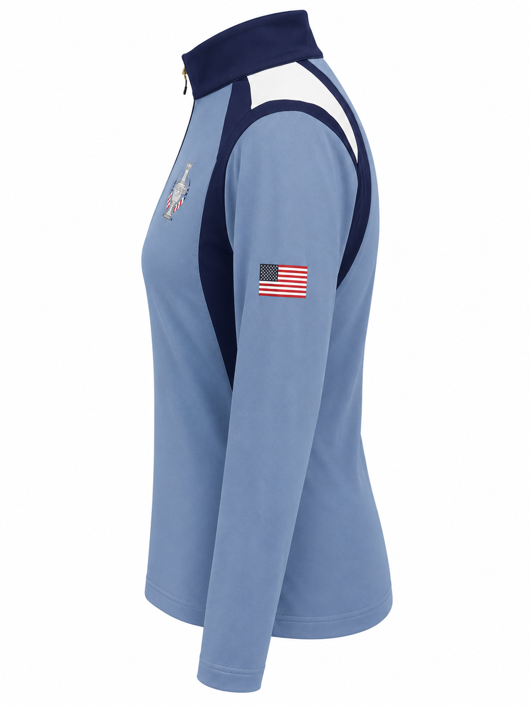 Dunning Solheim Cup L/S Ventilated Mesh Jersey - Force Blue