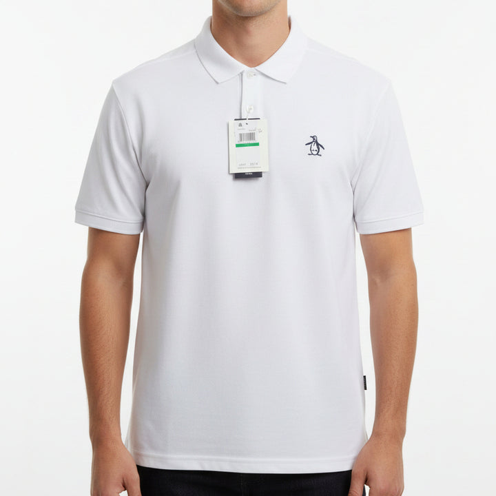 Original Penguin Men's Golf Polo Performance Legacy Bright White Size L