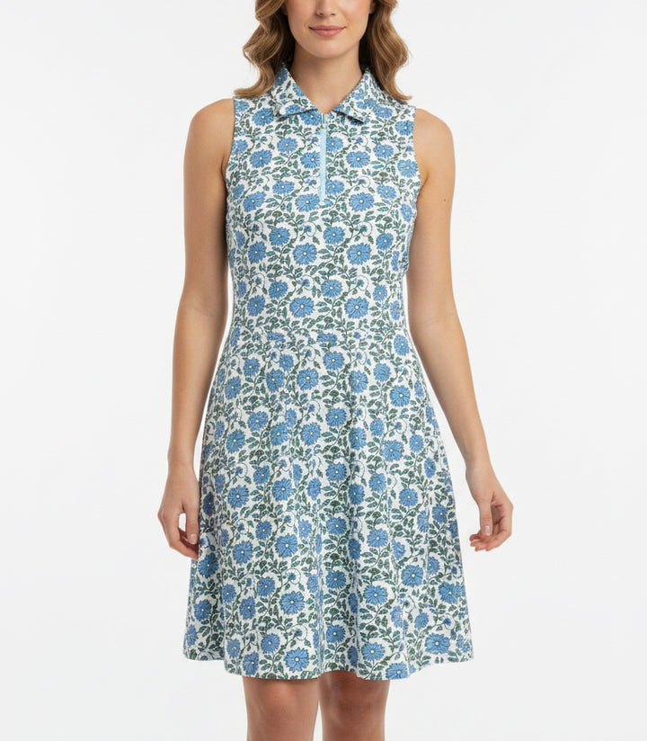 Smith & Quinn Women's Golf Dress Cynthia 34" Seasalt Floral Size L