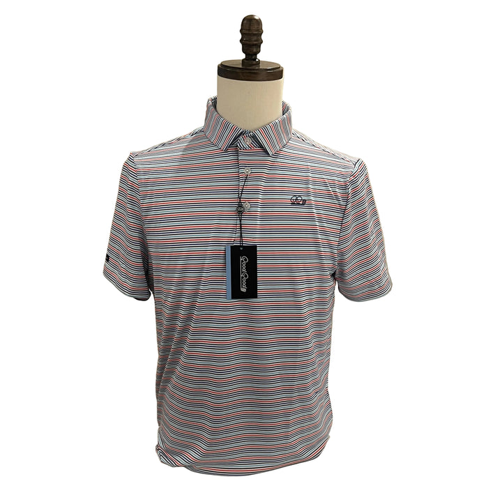 Good Good Golf Celebrate Polo - Colored Stripe - Skorzie