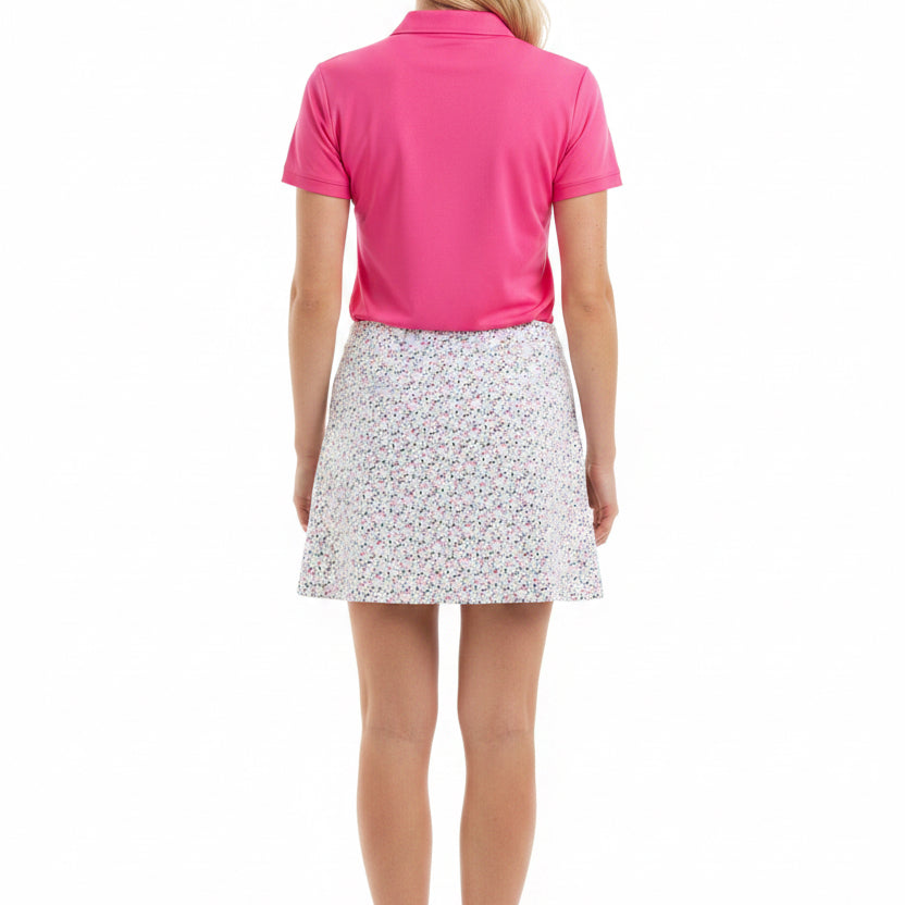 G/FORE Aye Poppy Silky Tech Nylon Skort (16") - Daybreak/Knockout Pink - Skorzie