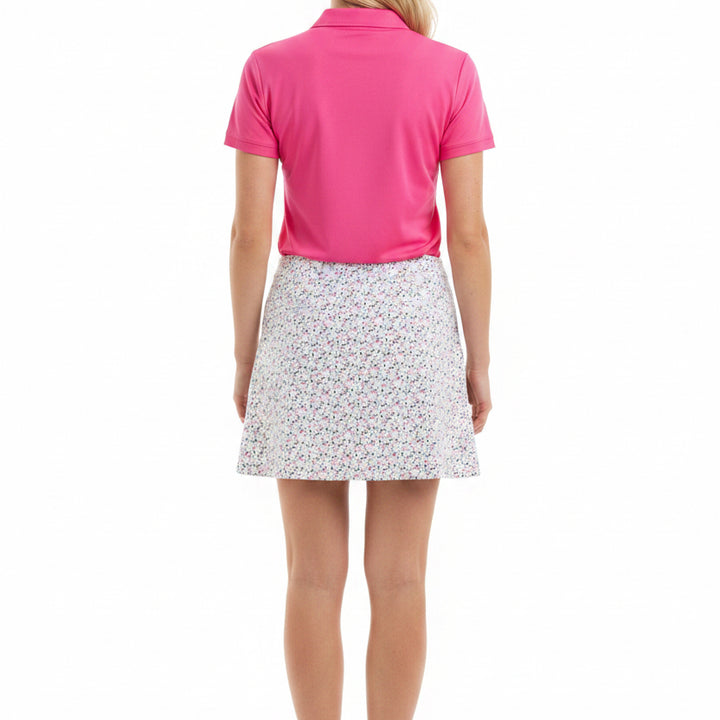 G/FORE Aye Poppy Silky Tech Nylon Skort (16") - Daybreak/Knockout Pink - Skorzie