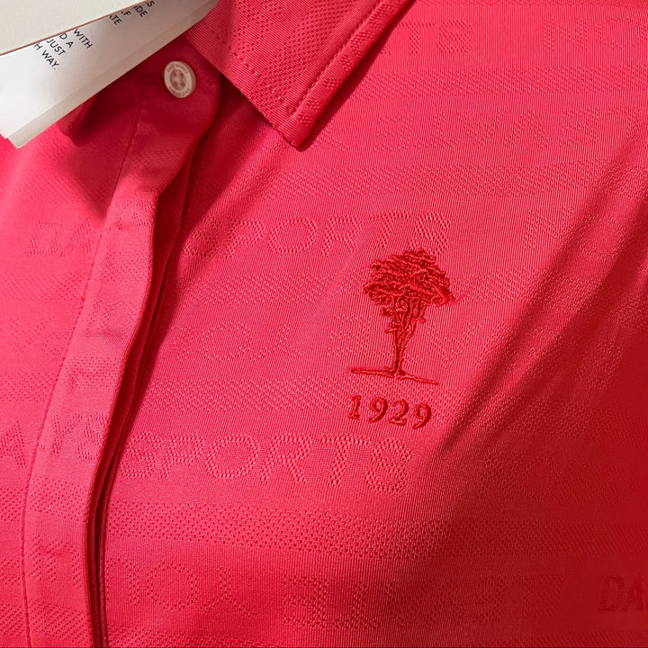 Daily Sports Frill SL Polo (w/ logo) - Coral - X-Large - FINAL SALE ITEM - Skorzie