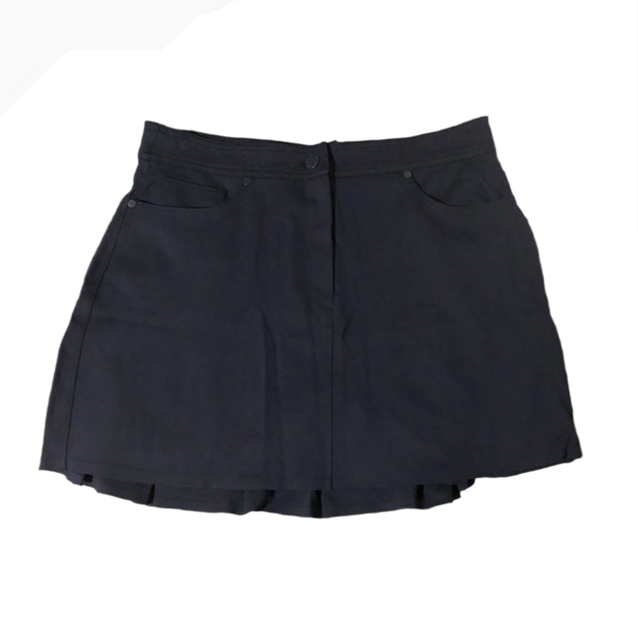 Rhone Pin High Ponte Skort (16") - Navy - Large - Skorzie