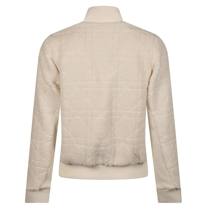 Foray Golf Sherpa Fleece Bomber Jacket - White - Skorzie