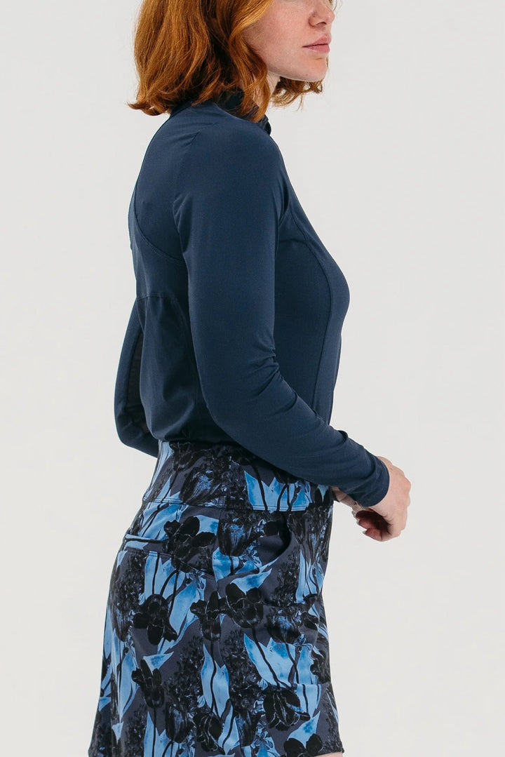 Foray Golf Lightweight Sun Shirt - Space Blue - Skorzie