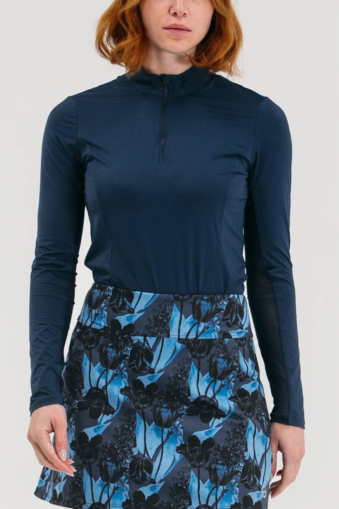 Foray Golf Lightweight Sun Shirt - Space Blue - Skorzie